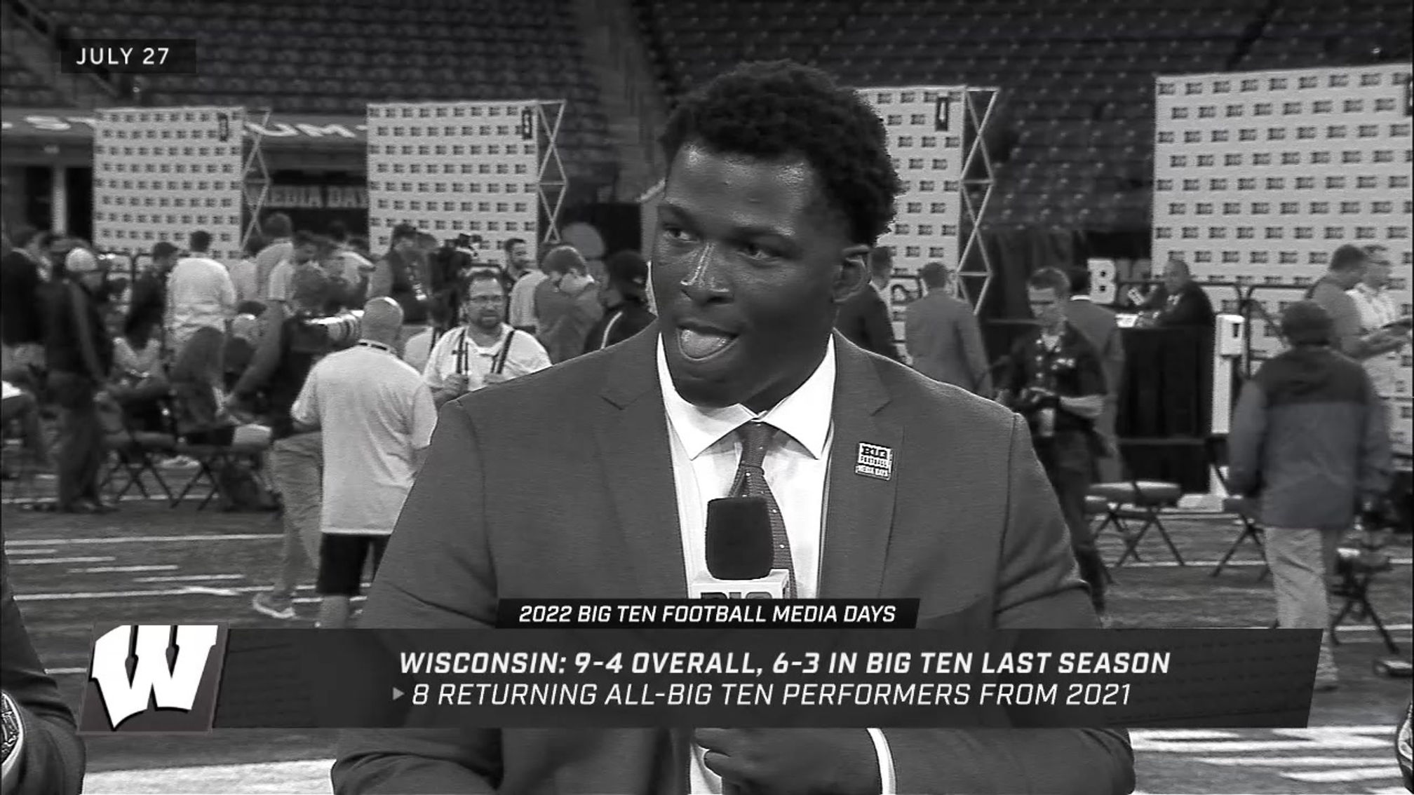 Keeanu Benton Throwing